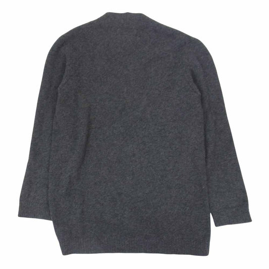 HERMES エルメス カシミヤ アルパカ混 ヴァルーズ ニット グレー系 L【美品】【中古】
