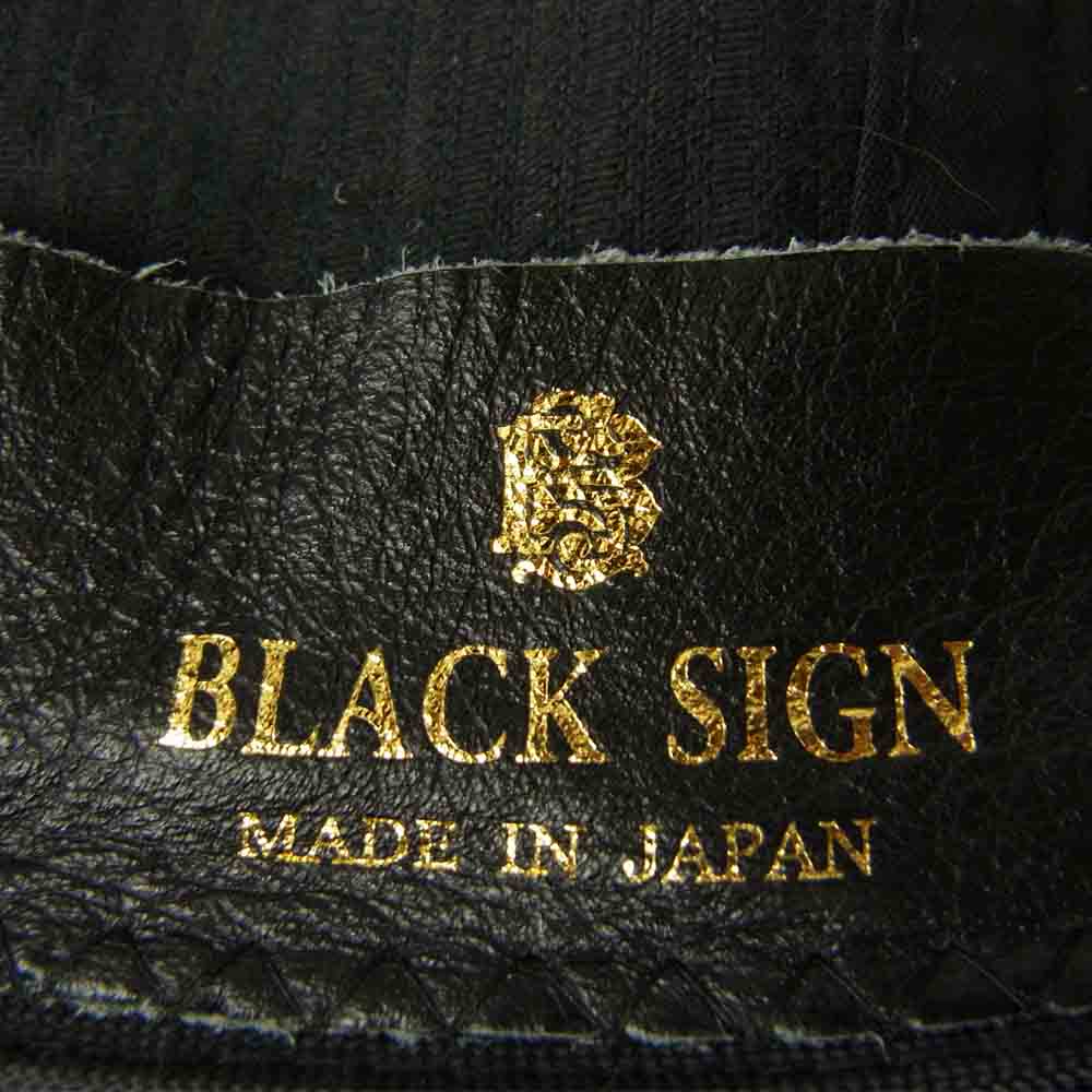 BLACK SIGN ブラックサイン Code CasBeret コーデュロイ ベレー帽 ブラック ブラック系 XL【中古】