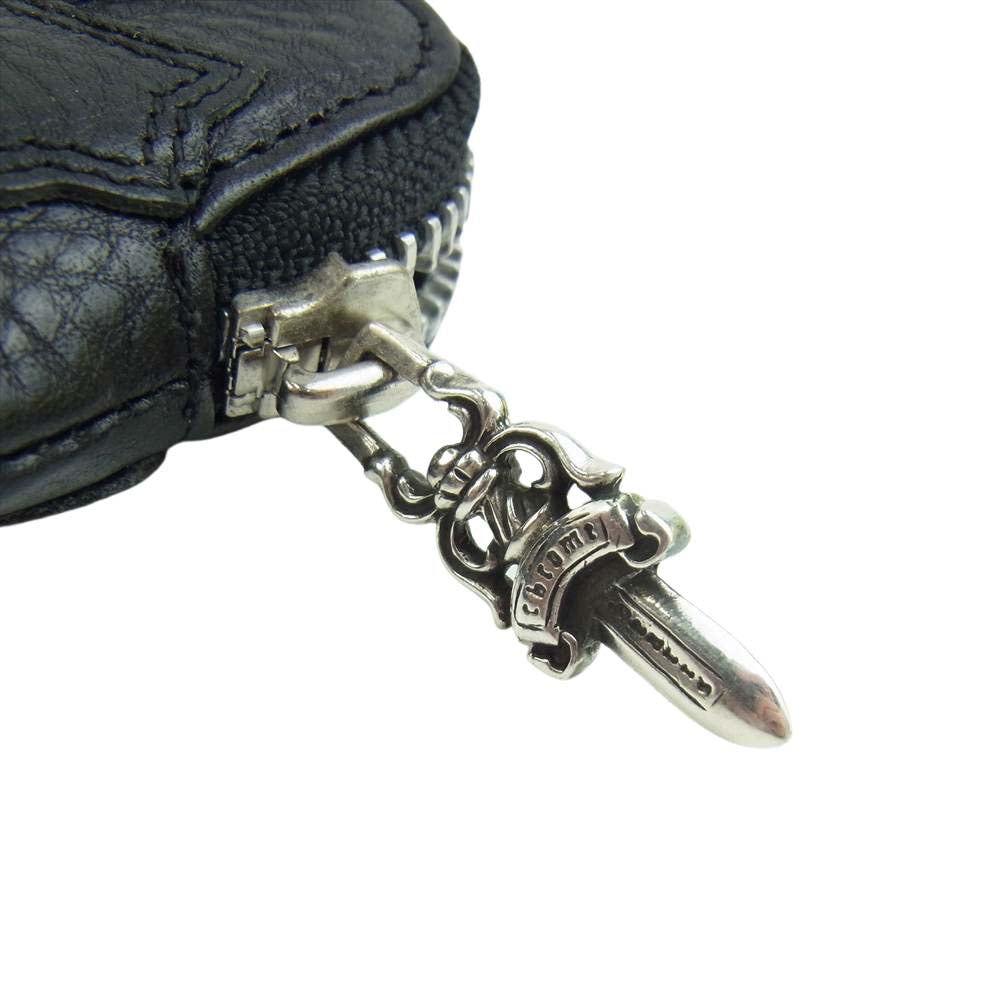 CHROME HEARTS クロムハーツ(原本無) セメタリークロス カードケース ブラック系【中古】