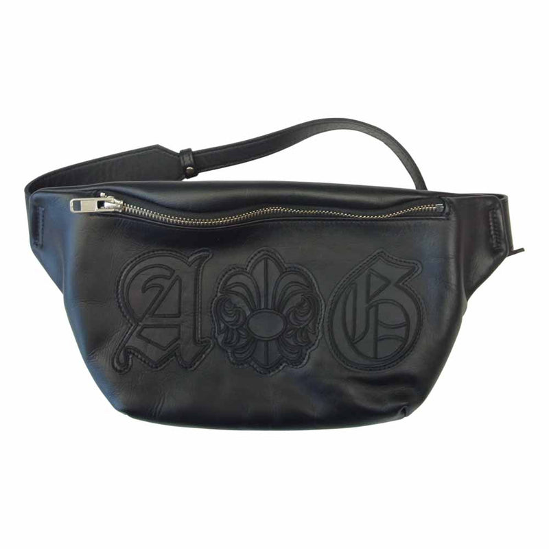 A&G エーアンドジー 10th Anniversary Leather belt bag 10周年 ブラック系【中古】