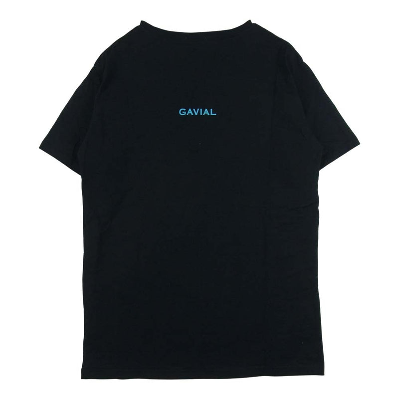 GAVIAL ガヴィル S/S Tee hug me ! ハグミー! 半袖 Tシャツ コットン 日本製 ブラック系 M【中古】