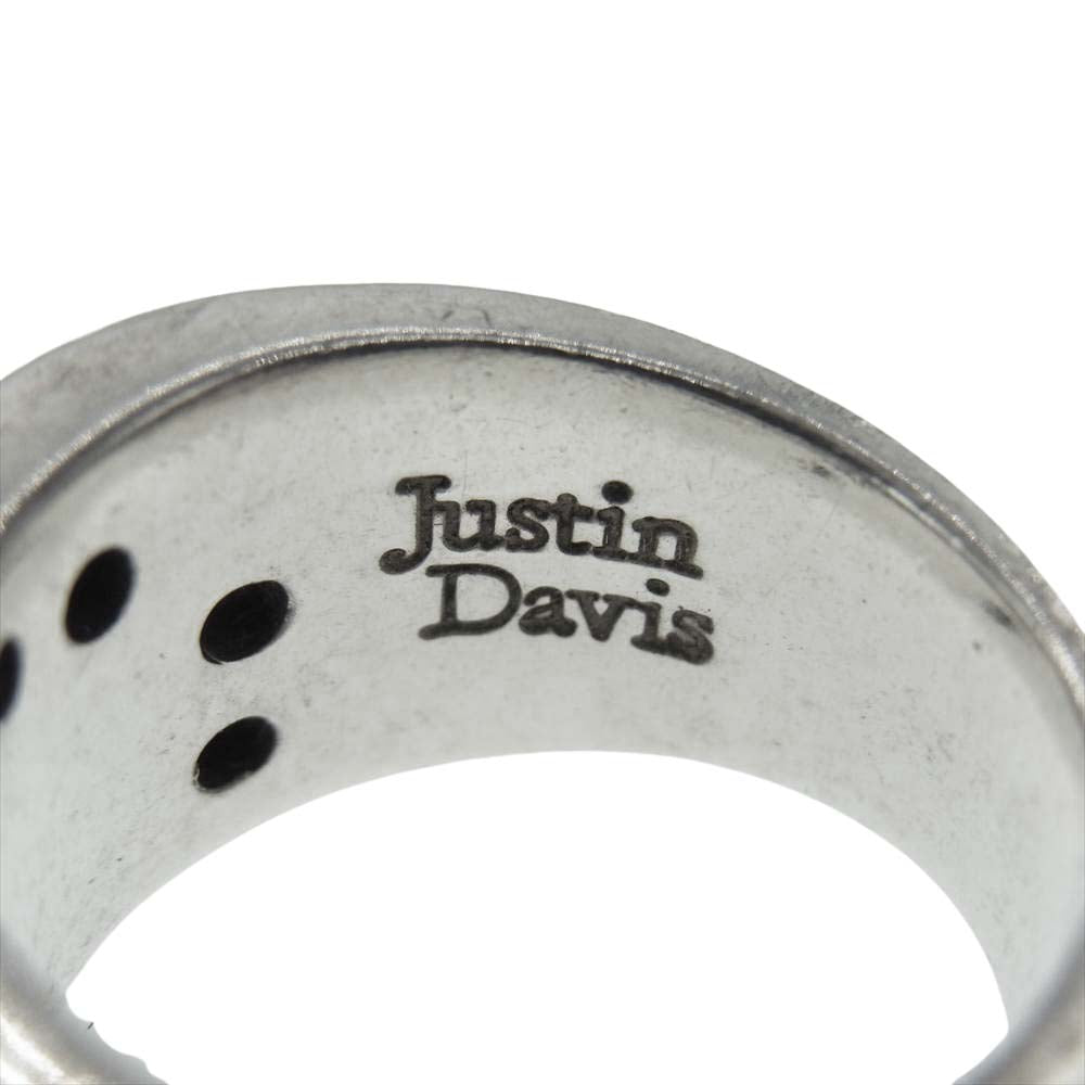 Justin Davis ジャスティンデイビス SRJ368 ROSETTE ロゼット リング シルバー系 13号【中古】