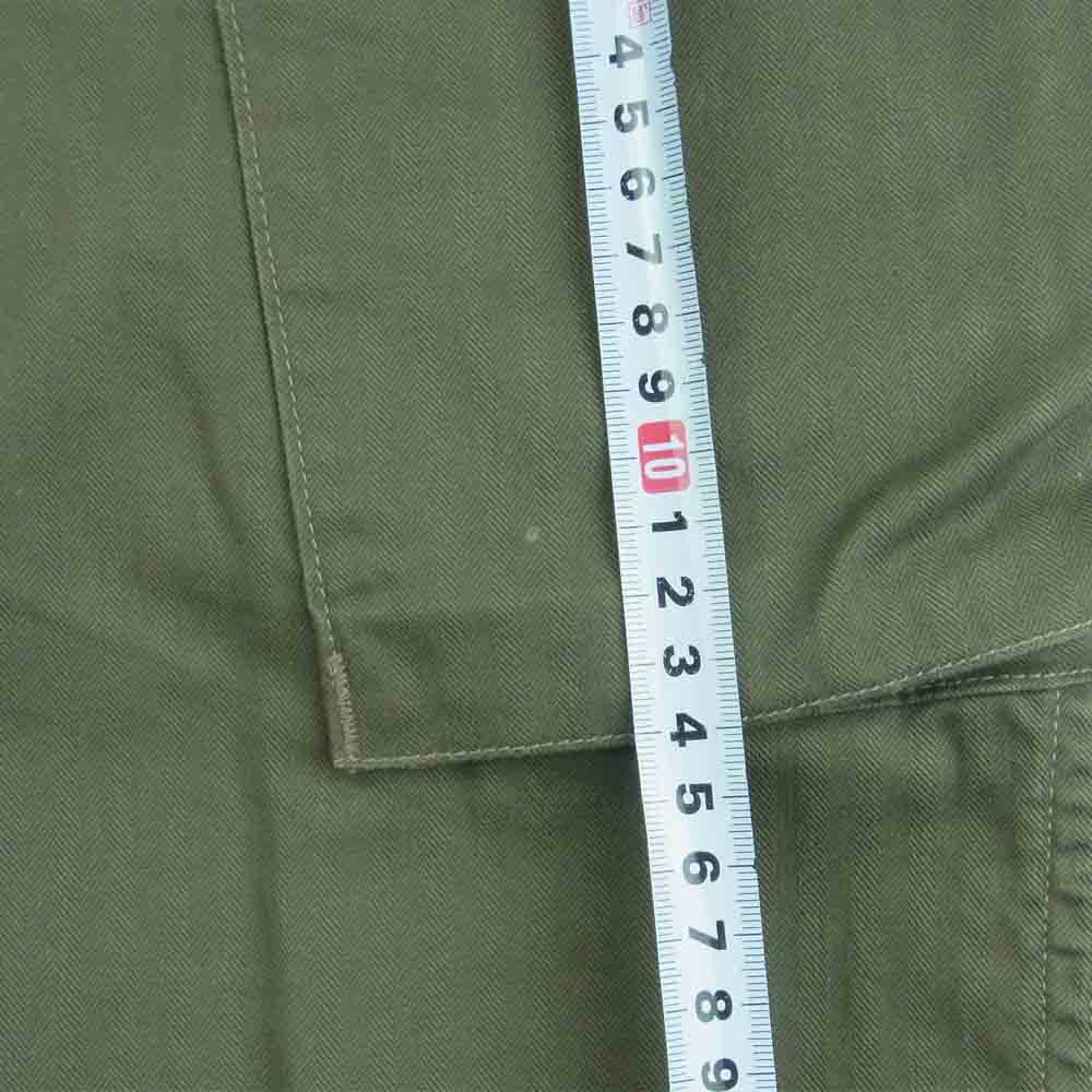 RRL ダブルアールエル 44RP03 国内正規品 P44 TROUSER トラウザー カーゴ パンツ コットン カーキ系 36 × 32【中古】
