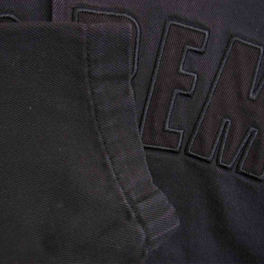 Supreme シュプリーム 18AW Snap Front Twill Jacket スナップ フロント ツイル デニム ジャケット ブラック系 M【極上美品】【中古】