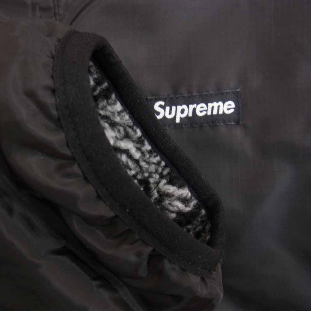 Supreme シュプリーム 19AW Reversible Bandana Fleece Jacket リバーシブル バンダナ フリース ジャケット ブラック系 M【新古品】【未使用】【中古】