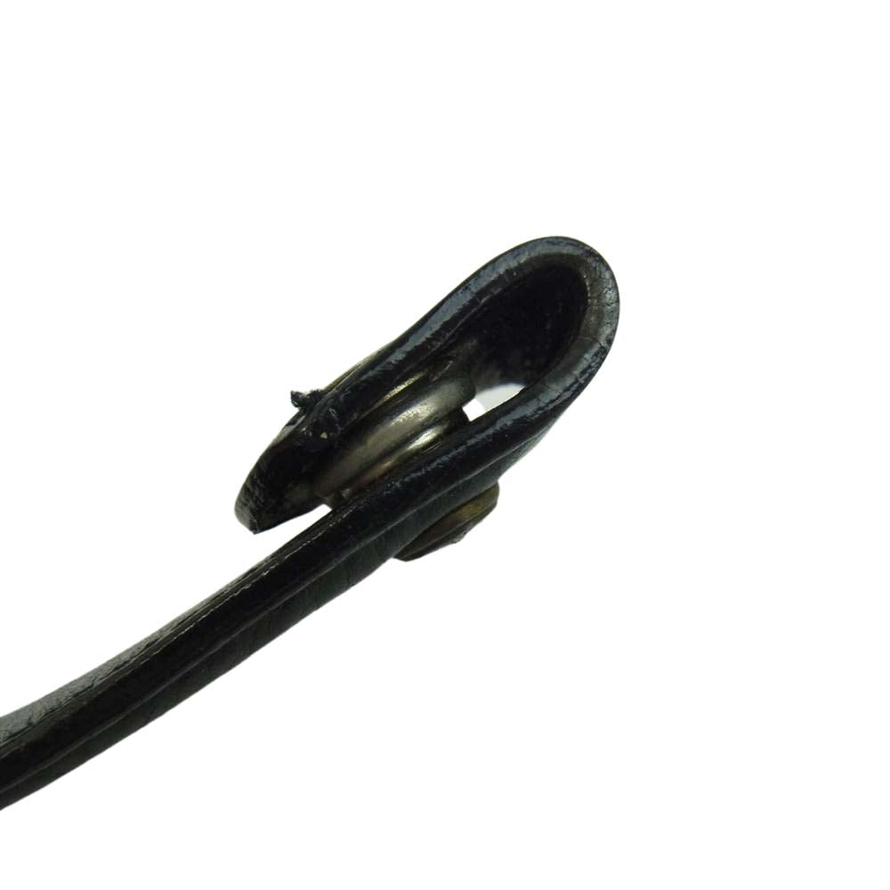 CHROME HEARTS クロムハーツ(原本無) 1.5 STRAP ベルトストラップ 1.5inch ブラック系 34【中古】