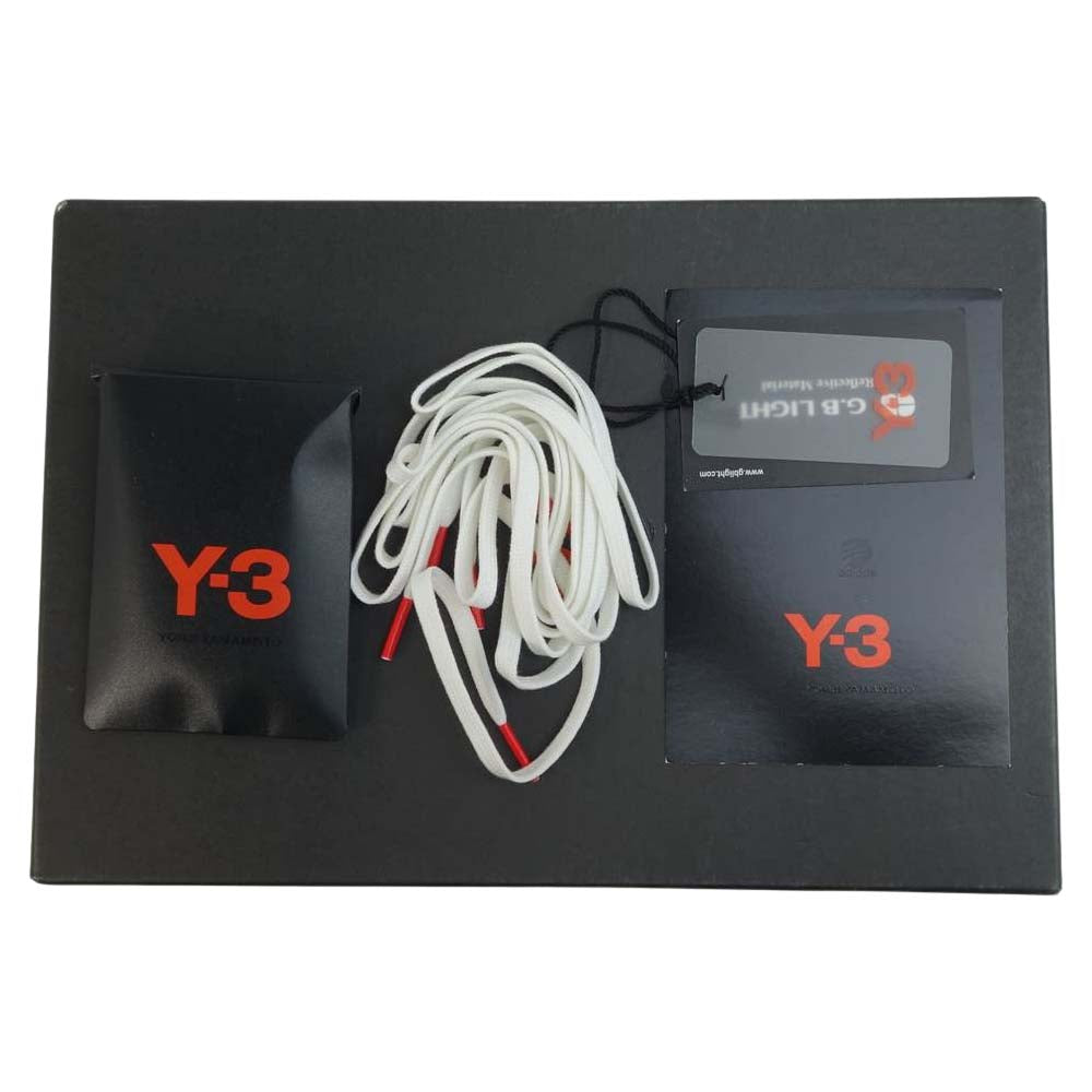Yohji Yamamoto ヨウジヤマモト Y-3 G42630 BOXING ワイスリー ボクシング ローカット スニーカー エンジ系 27.5cm【中古】