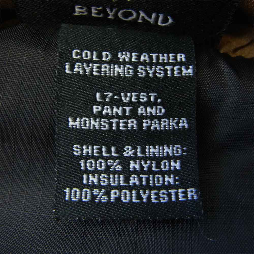 ビヨンド クロージング LEVEL7 PCU VEST レベル7 ベスト プリマロフト 中綿 ベスト ブラウン系 S【中古】