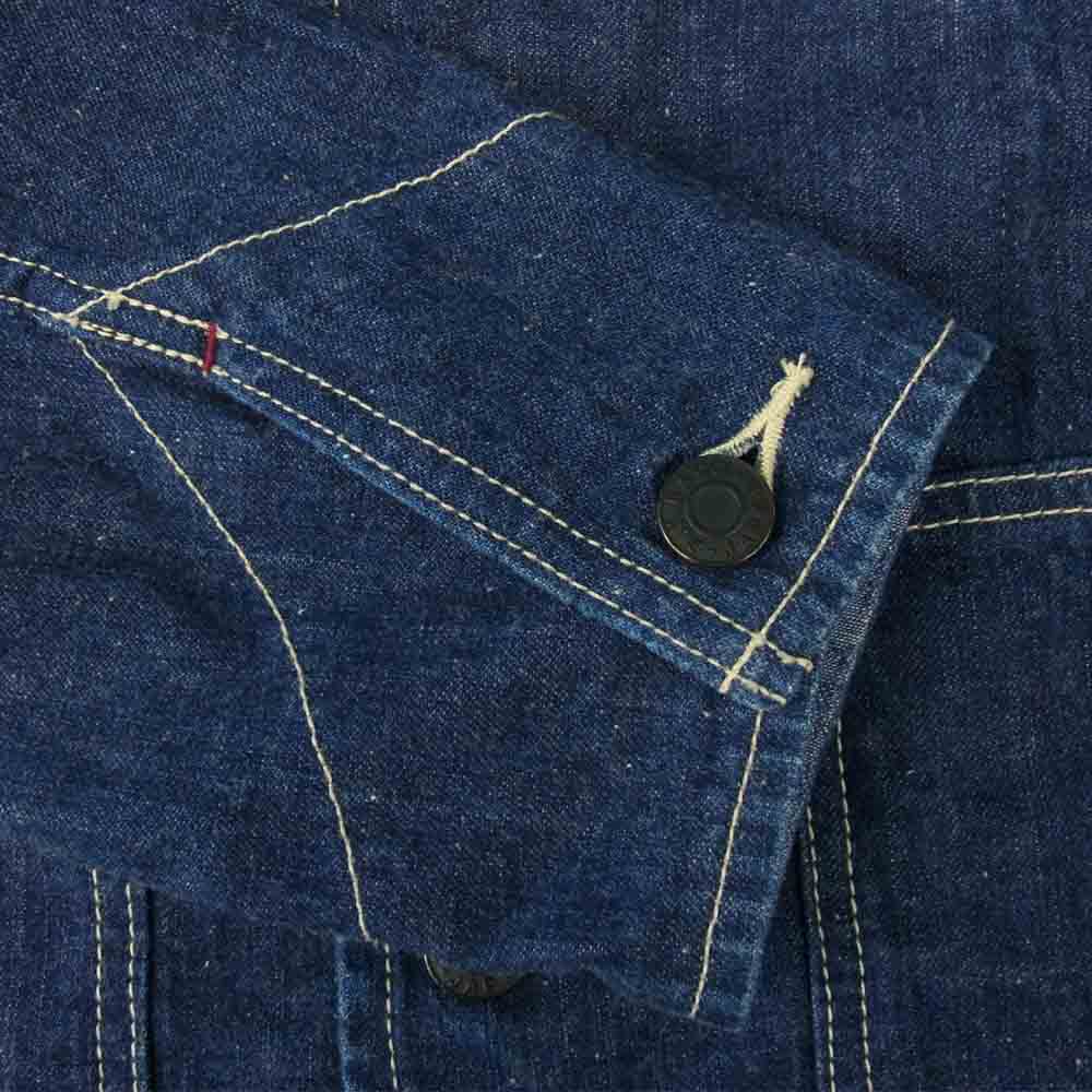 R.J.B アールジェイビー デニム カバーオール ジャケット インディゴブルー系 36【中古】