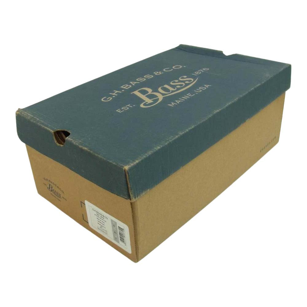 ジーエイチバス BA13011 WEEJUNS ウィージャンズ RANGER レンジャー レザー ローファー UK6 ブラック系 40【極上美品】【中古】