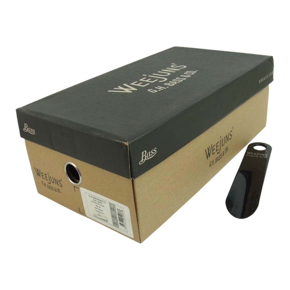 ジーエイチバス BA11775 WEEJUNS ウィージャンズ EASY リンカーン モック ビット ローファー UK8.5 ブラック系 42.5【極上美品】【中古】