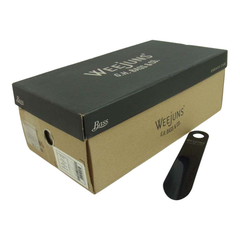 ジーエイチバス BA11035J WEEJUNS ウィージャンズ LOGAN ローガン レザー ローファー UK7 ブラウン系 UK7【極上美品】【中古】
