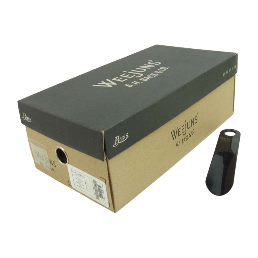 ジーエイチバス BA11035J WEEJUNS ウィージャンズ LOGAN ローガン レザー ローファー UK7 ブラウン系 41【極上美品】【中古】