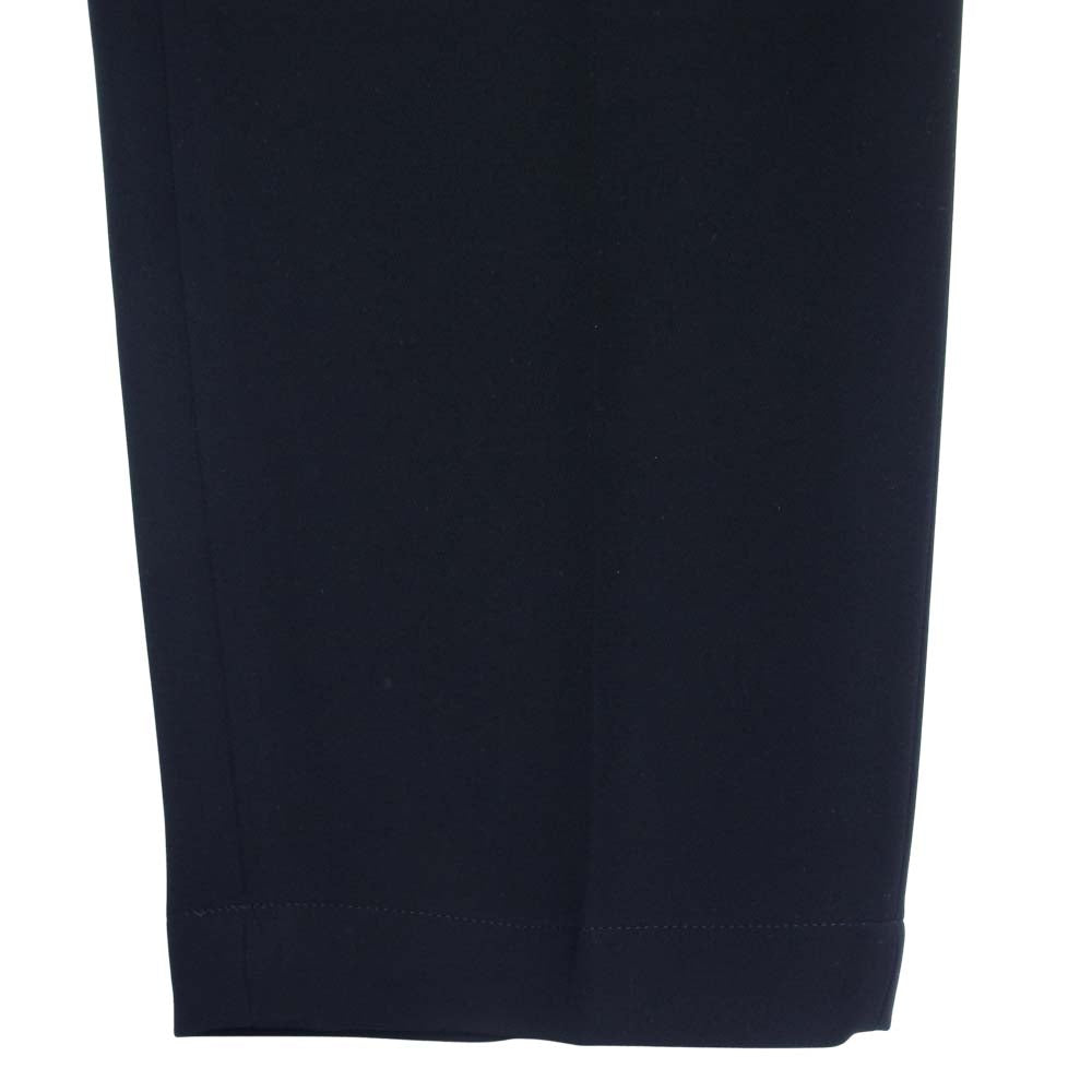 ボーダーズアットバルコニー BD2021-3G-08 TUCK PANTS タック ツイルパンツ レディース ブラック系 36【極上美品】【中古】