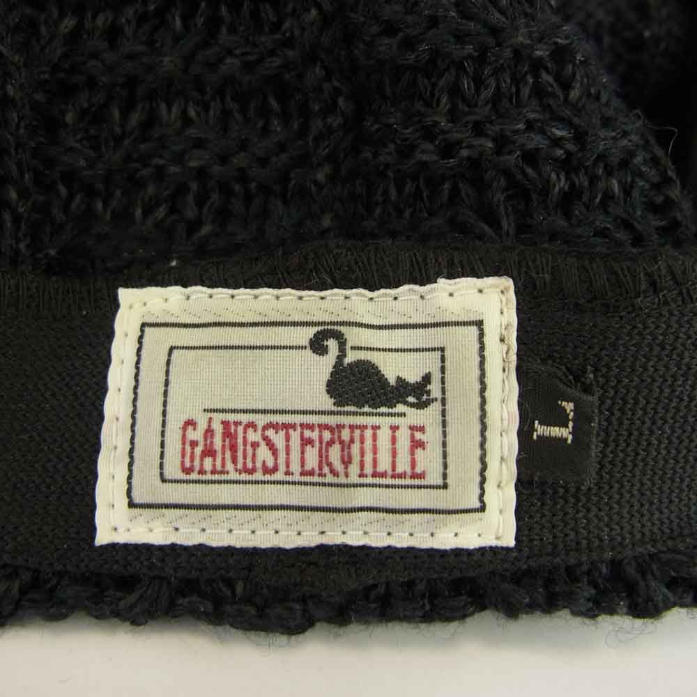 GANGSTERVILLE ギャングスタービル ニット キャスケット ブラック系 L【中古】