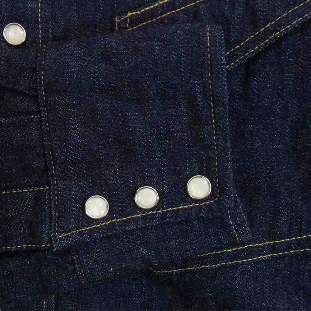 WAREHOUSE ウエアハウス デニム ウエスタン シャツ インディゴブルー系 40【中古】