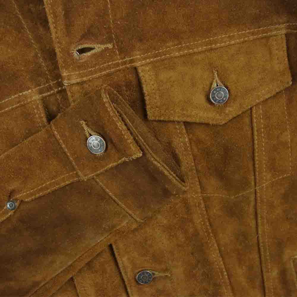 デウスエクスマキナ DMA56415 DJANGO SUEDE JKT スエード ジャケット ブラウン系 S【中古】