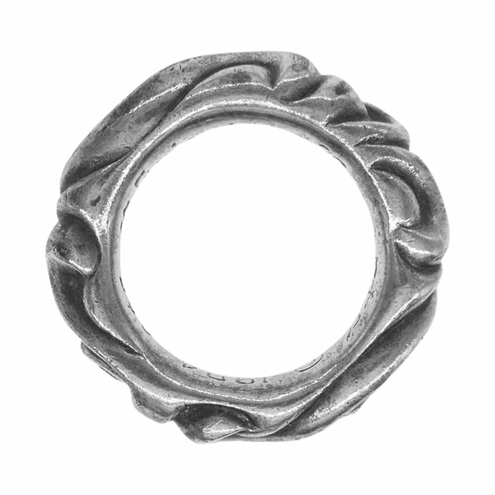 CHROME HEARTS クロムハーツ(原本無) スクロール バンド リング シルバー系【中古】