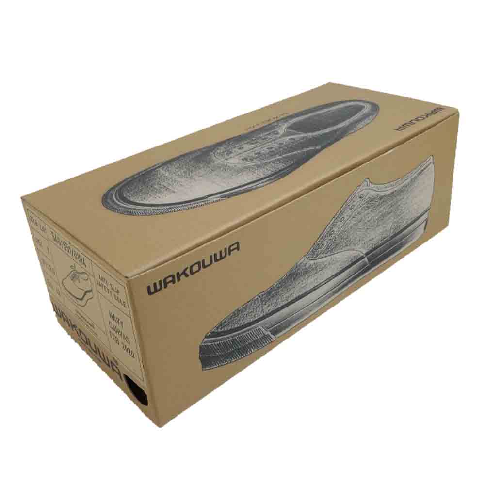 ANATOMICA アナトミカ WAKOUWA WAK DECK SHOES LOW ワクワ デッキシューズ ロー スニーカー ネイビー系 27cm【中古】