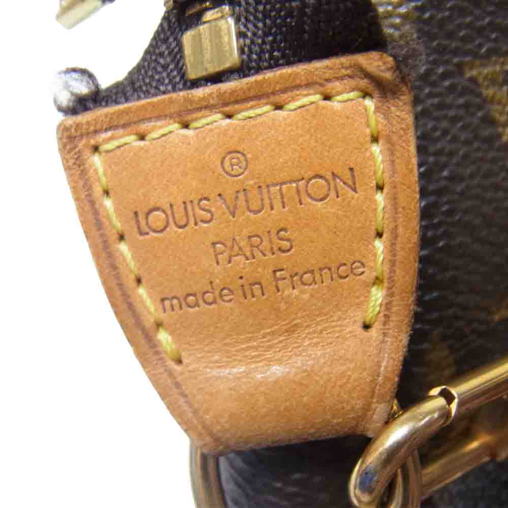 LOUIS VUITTON ルイ・ヴィトン M40712 ポシェット アクセソワール バッグ ダークブラウン系【中古】