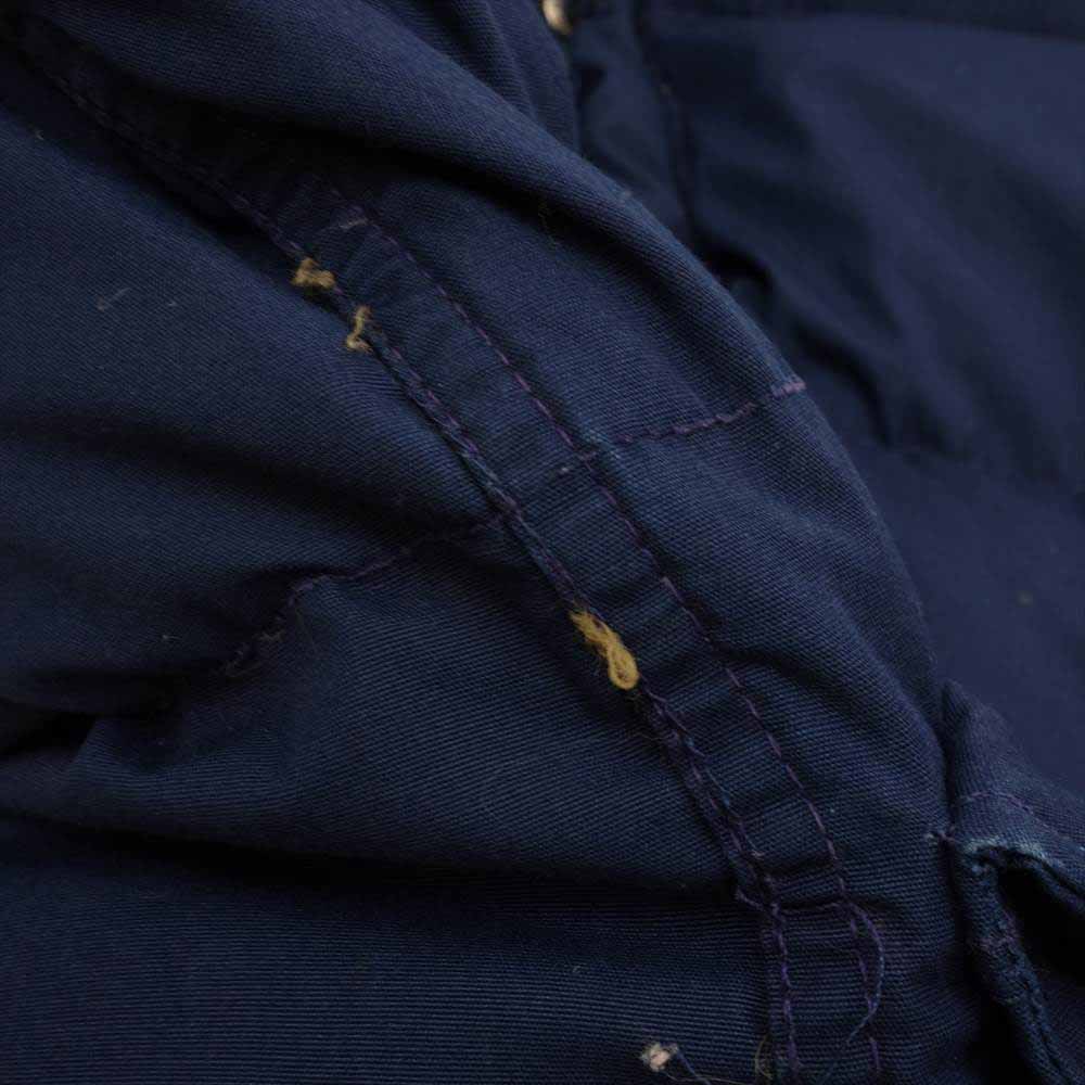 THE NORTH FACE ノースフェイス 80‘s 茶タグ YKKジップ ダウン ジャケット ネイビー系 L【中古】