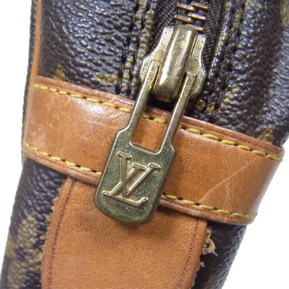 LOUIS VUITTON ルイ・ヴィトン M51845 モノグラム コンビエーニュ28 セカンド バッグ ダークブラウン系【中古】