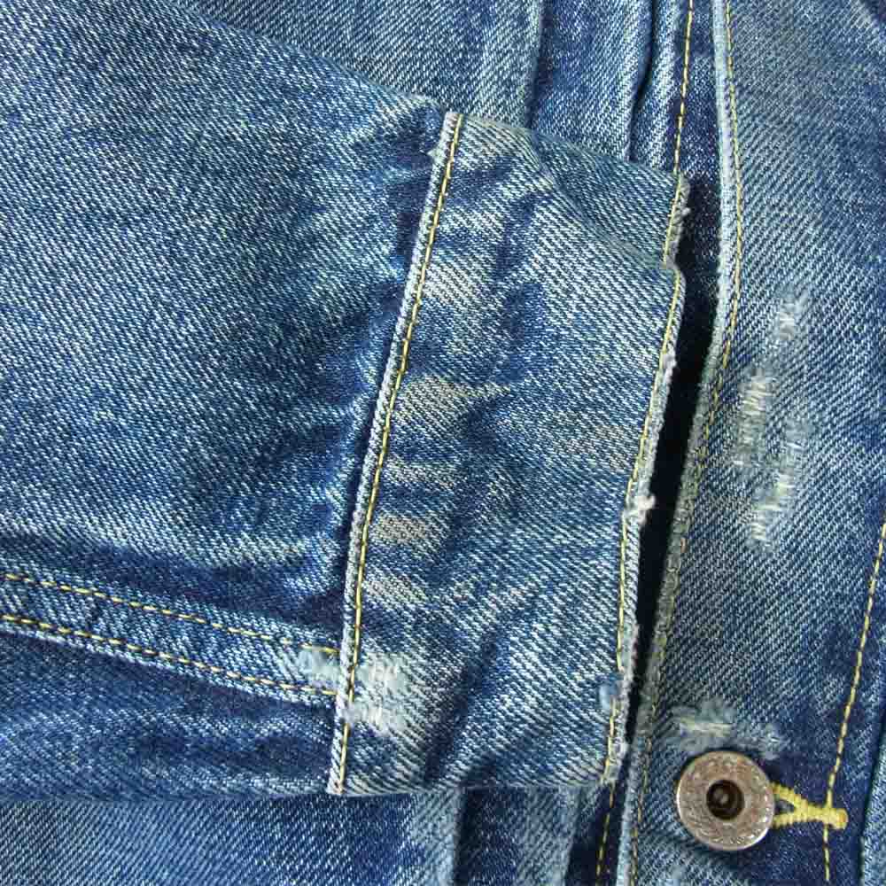 JELADO ジェラード 44DENIM JACKET VINTAGE FINISH ヴィンテージ加工 デニム ジャケット インディゴブルー系 M【中古】