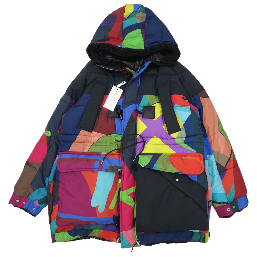 sacai kaws コラボ　マルチカラードッキングワンピース sacai kaws コラボ マルチカラードッキングワンピース sacai × kaws