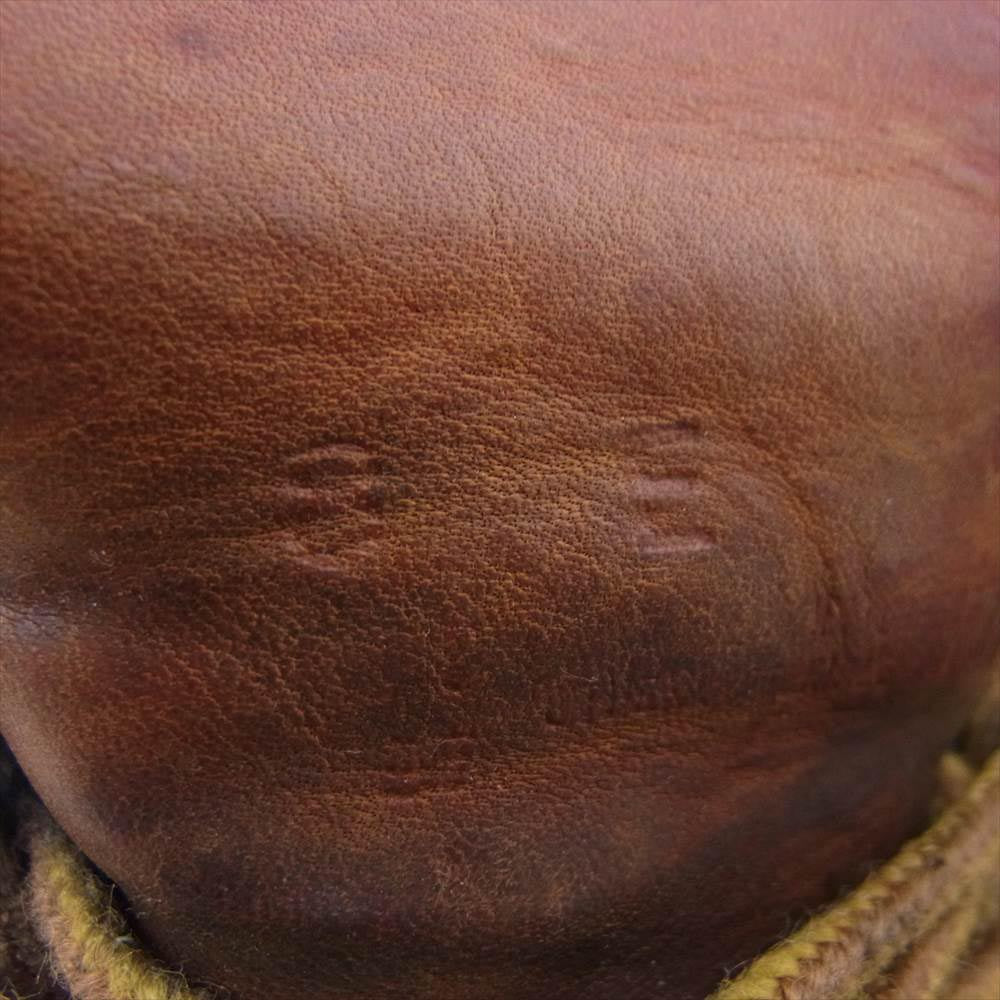 RED WING レッドウィング 犬刻印 モックトゥ ブーツ ブラウン系 サイズ表記無し【中古】