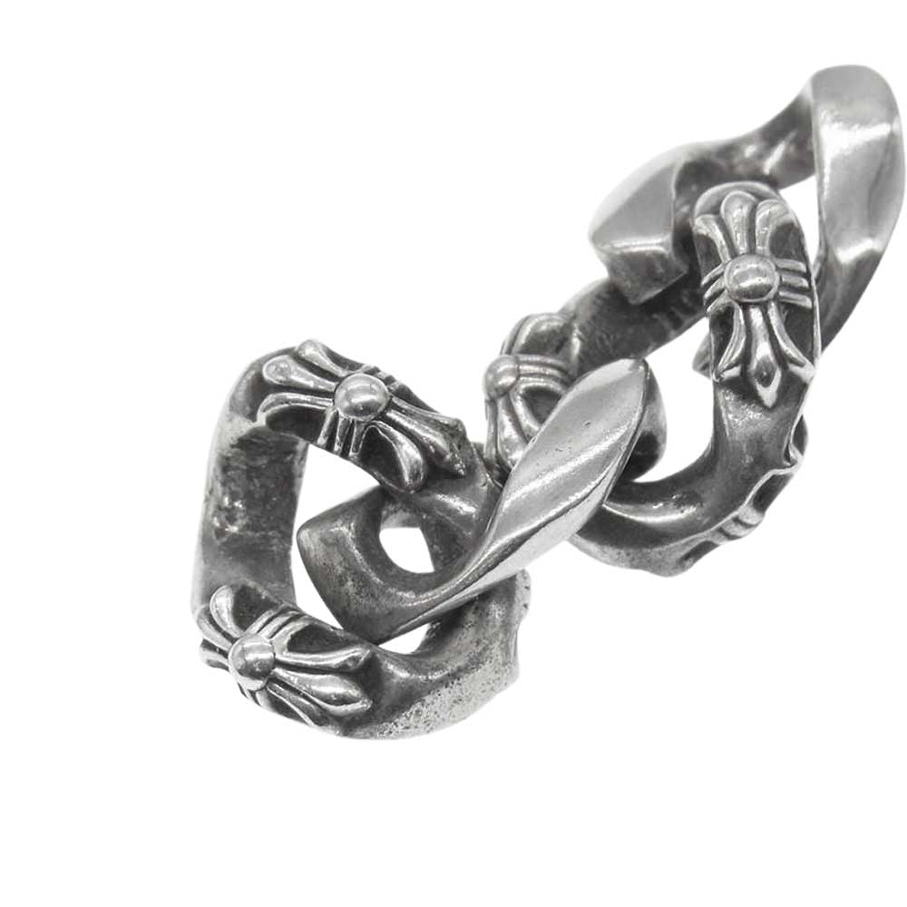CHROME HEARTS クロムハーツ(原本無) FNCY CHN LNK ファンシーリンク チェーン クリップ ブレスレット 11リンク【中古】