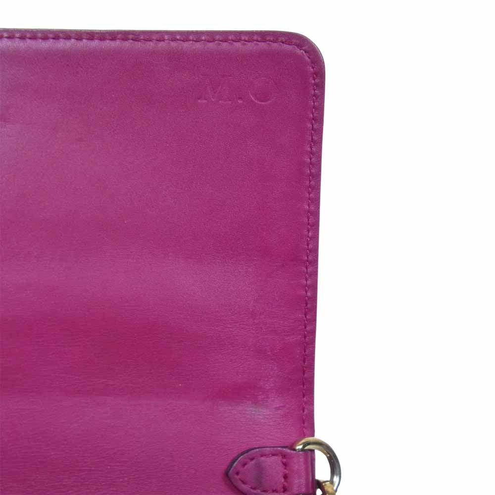 LOUIS VUITTON ルイ・ヴィトン M90087 モノグラム ヴェルニ ポルトフォイユ サラ チェーン 財布 レッド系【中古】