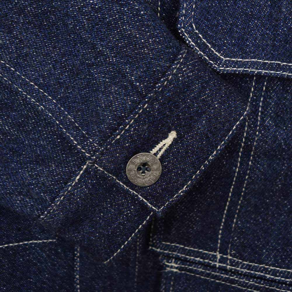 Nigel Cabourn ナイジェルケーボン 8043-13-30000 × LYBRO ライブロ DENIM HIP JACKET デニム ジャケット 48【美品】【中古】