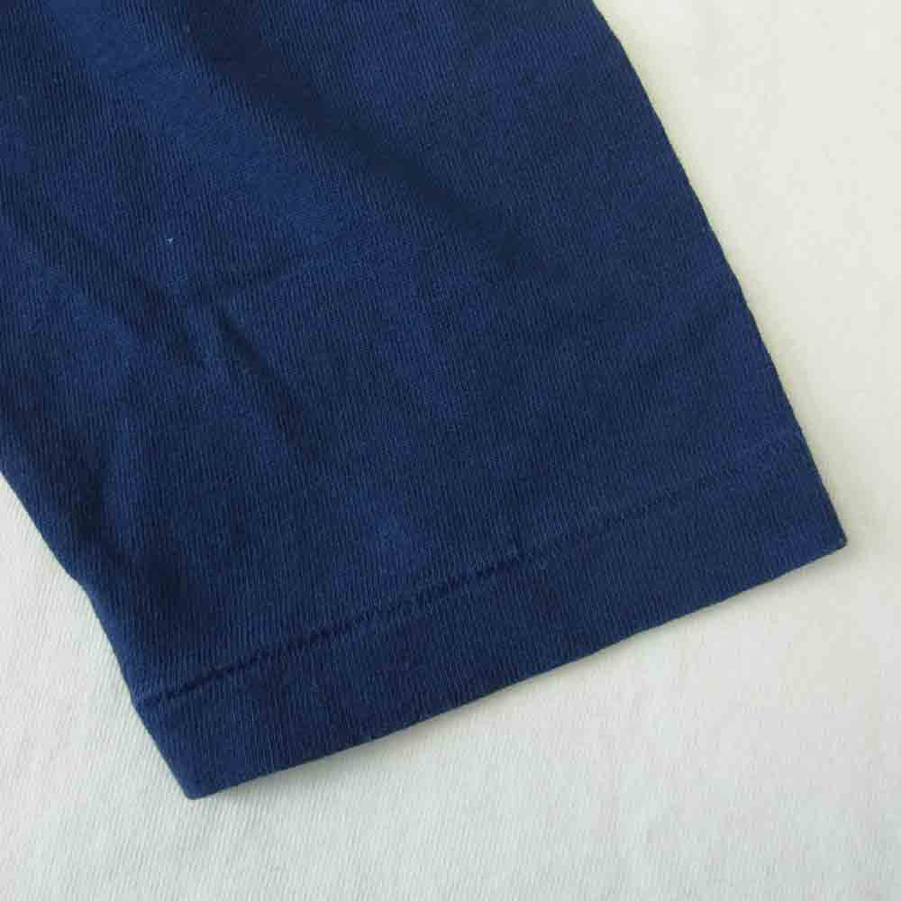 STANDARD CALIFORNIA スタンダードカリフォルニア × Champion チャンピオン バータグ復刻 ラグラン カットオフ プリント 七分袖 Tシャツ ホワイト系 L【中古】