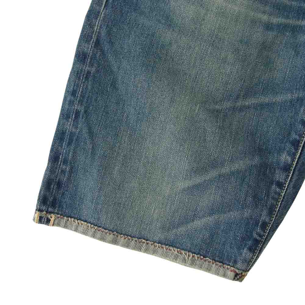 HYSTERIC GLAMOUR ヒステリックグラマー 14SS 0242AM04 12.5oz SP加工 COLLAGE プリント デニム ショートパンツ ショーツ インディゴブルー系 30【中古】