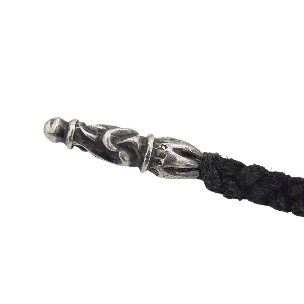 CHROME HEARTS クロムハーツ(原本無) レザーブレード ネックレス ブラック系【中古】