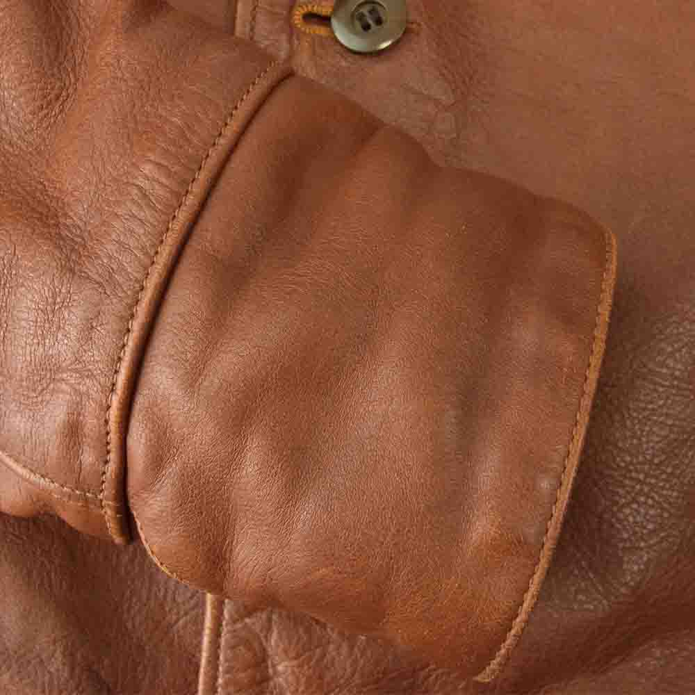 FREEWHEELERS フリーホイーラーズ 831004 Neal Cassady RAILROAD BRAND BRAKEMAN COAT HORSE HIDE CANYON BROWN ホースハイド ブレーキマン コート ブラウン系 36【中古】