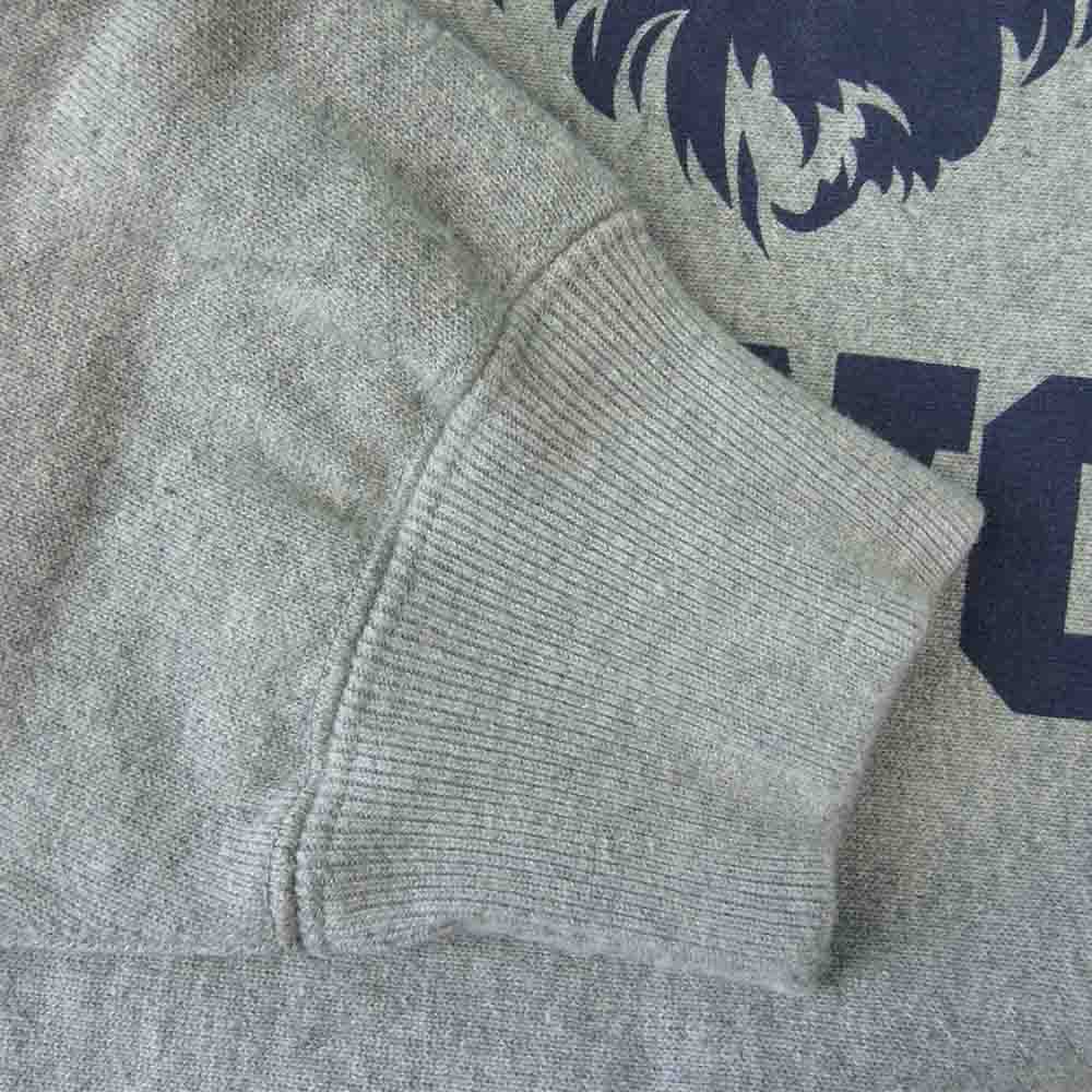 UNDERCOVER アンダーカバー UC1B9806 × HUMAN MADE ヒューマンメイド SWEAT LO2 College LOGO ラストオージー 2 カレッジ ロゴ スウェット グレー系 XL【新古品】【未使用】【中古】