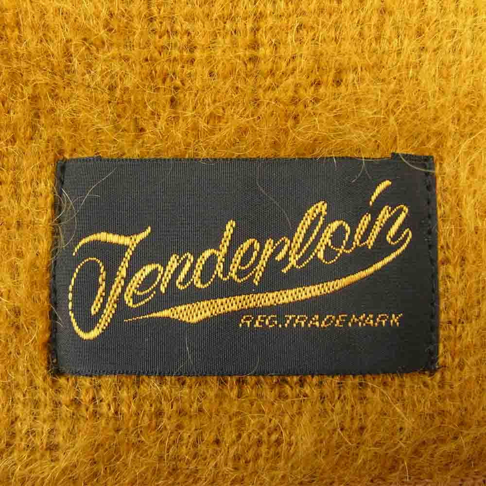 TENDERLOIN テンダーロイン t-mohair stle モヘア ストール マフラー イエロー系【新古品】【未使用】【中古】