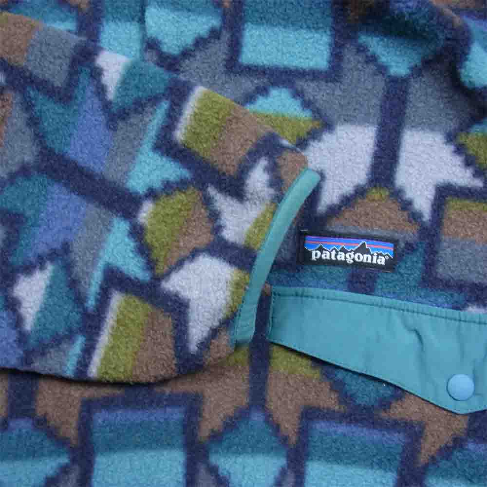 patagonia パタゴニア 19AW 25580 Lightweight Synchilla Snap-T Pullover シンチラスナップ-T プルオーバー フリース ジャケット ブルー系 M【中古】