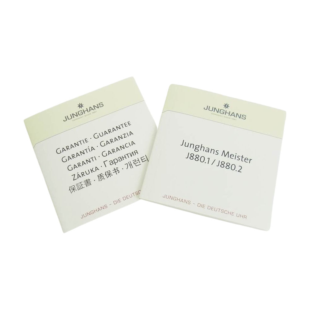 JUNGHANS ユンハンス 027 4324 45 国内正規品 Meister Chronoscope マイスター クロノスコープ 自動巻き クロノグラフ J880.1 裏スケルトン 腕時計 シルバー系【中古】