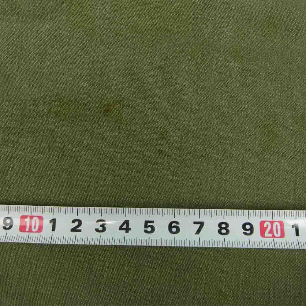 Horizontal US ARMY Utility Shirts ホリゾンタル US アーミー ユーティリティー シャツ 刺繍 ミリタリー シャツ カーキ系 S【中古】