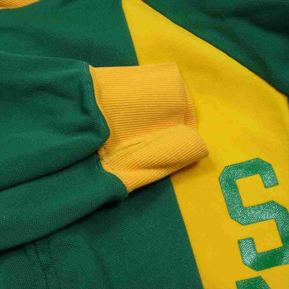 Champion チャンピオン 60s 70s タタキタグ ストレッチ ナイロン チーム ジャケット ジャージ グリーン系 M【中古】