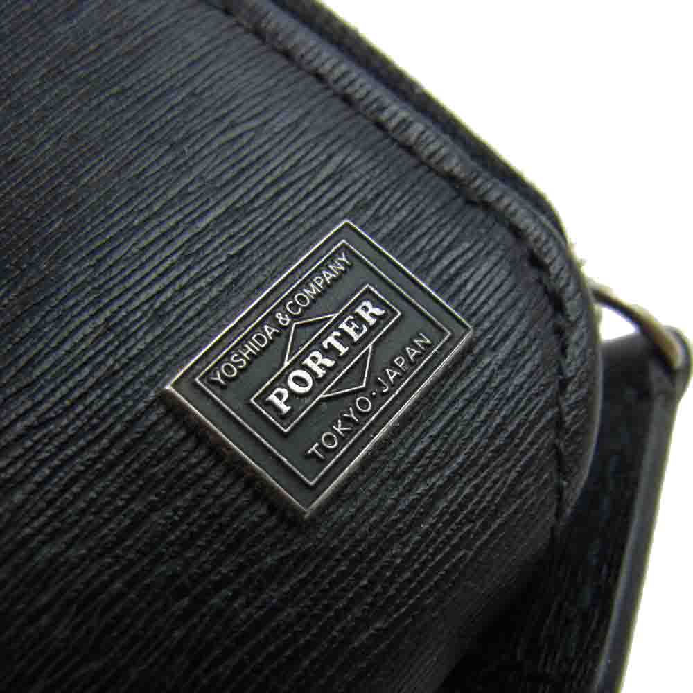 PORTER ポーター CURRENT カレント コインケース パスケース ブラック系【中古】