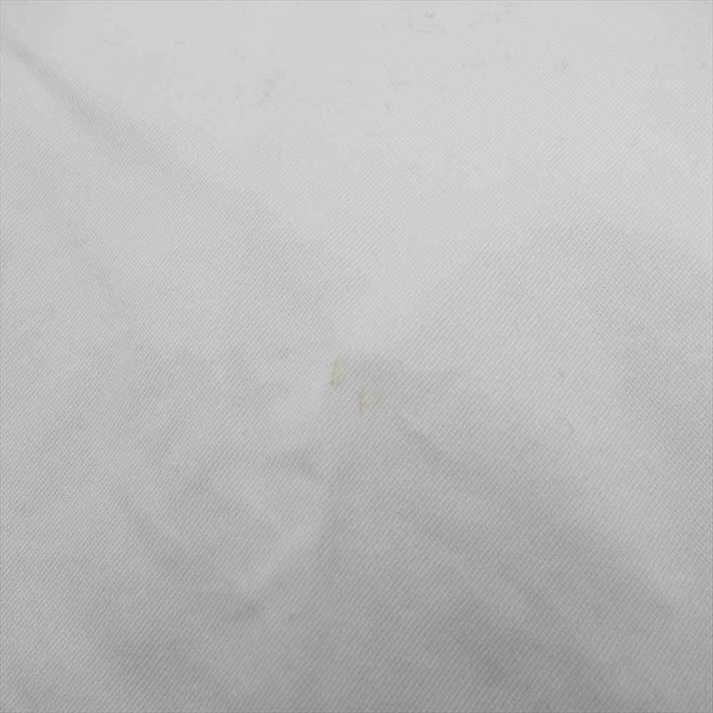 Supreme シュプリーム × NIKE ナイキ 21SS Cotton Twill Shirt ロゴ刺繍 コットン ツイル 長袖 シャツ ホワイト系 M【中古】