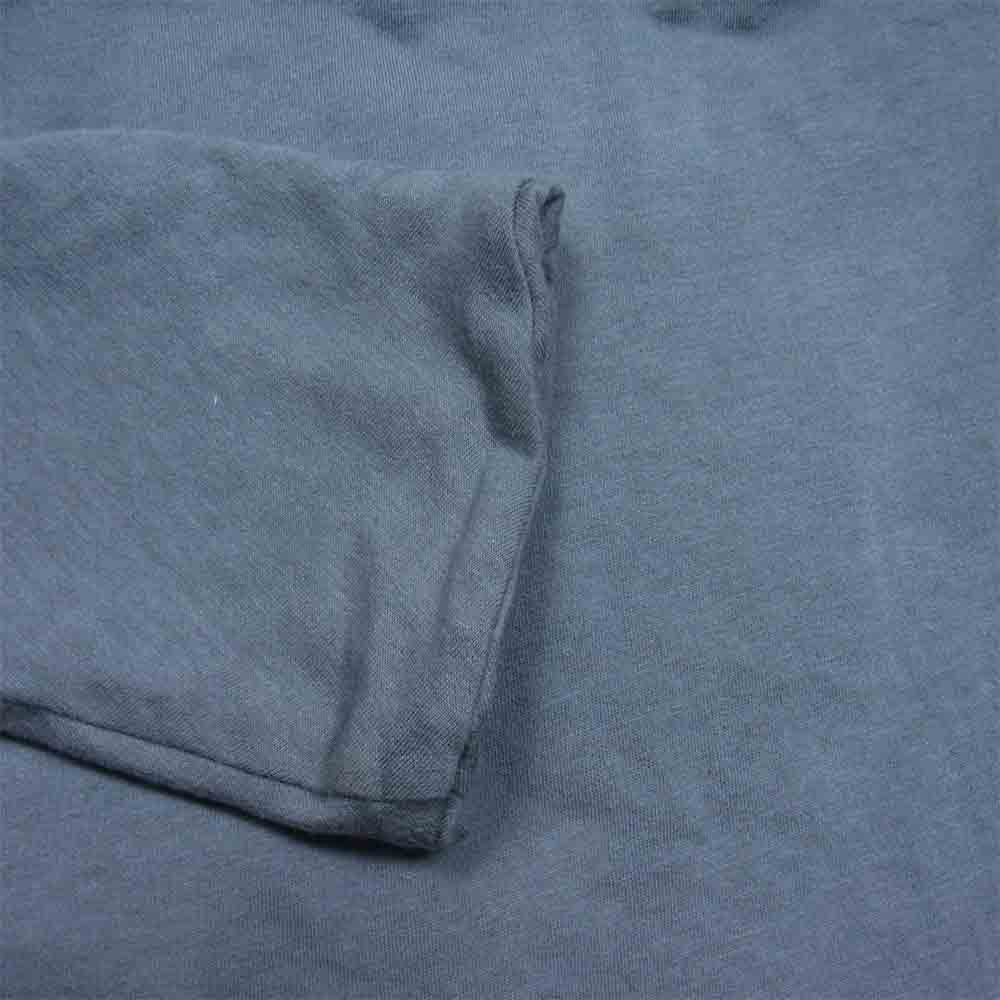 ディレイン モダール混 二重襟 レイヤード 長袖 カットソー Tシャツ グレー系 1【美品】【中古】
