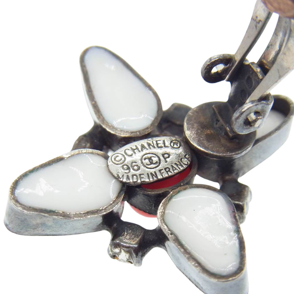 CHANEL シャネル グリポア ラインストーン 96P イヤリング【中古】
