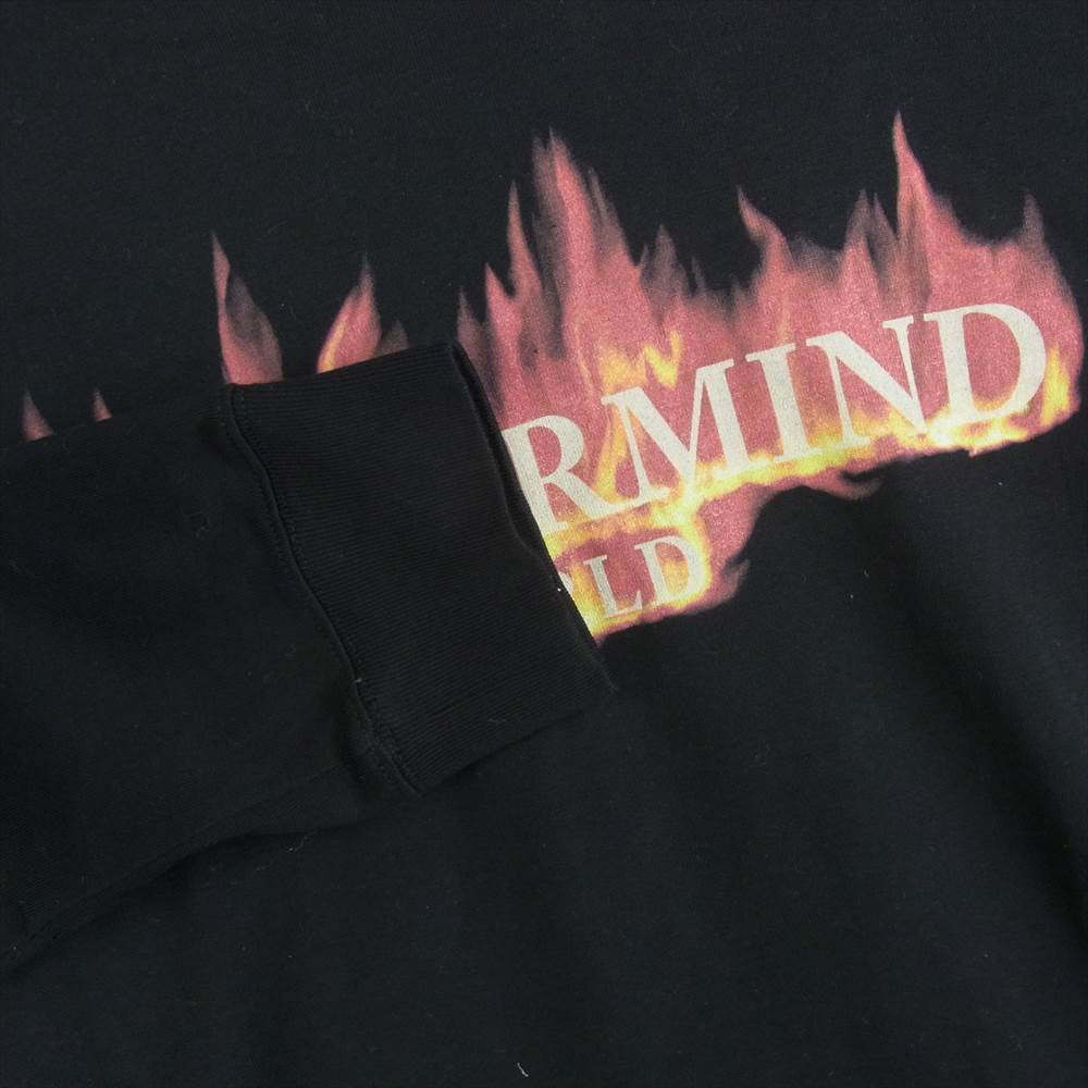 mastermind JAPAN マスターマインドジャパン 21AW MW21S07-TS033-014 FRAME LS TEE フレーム 長袖 Tシャツ ブラック系 M【極上美品】【中古】