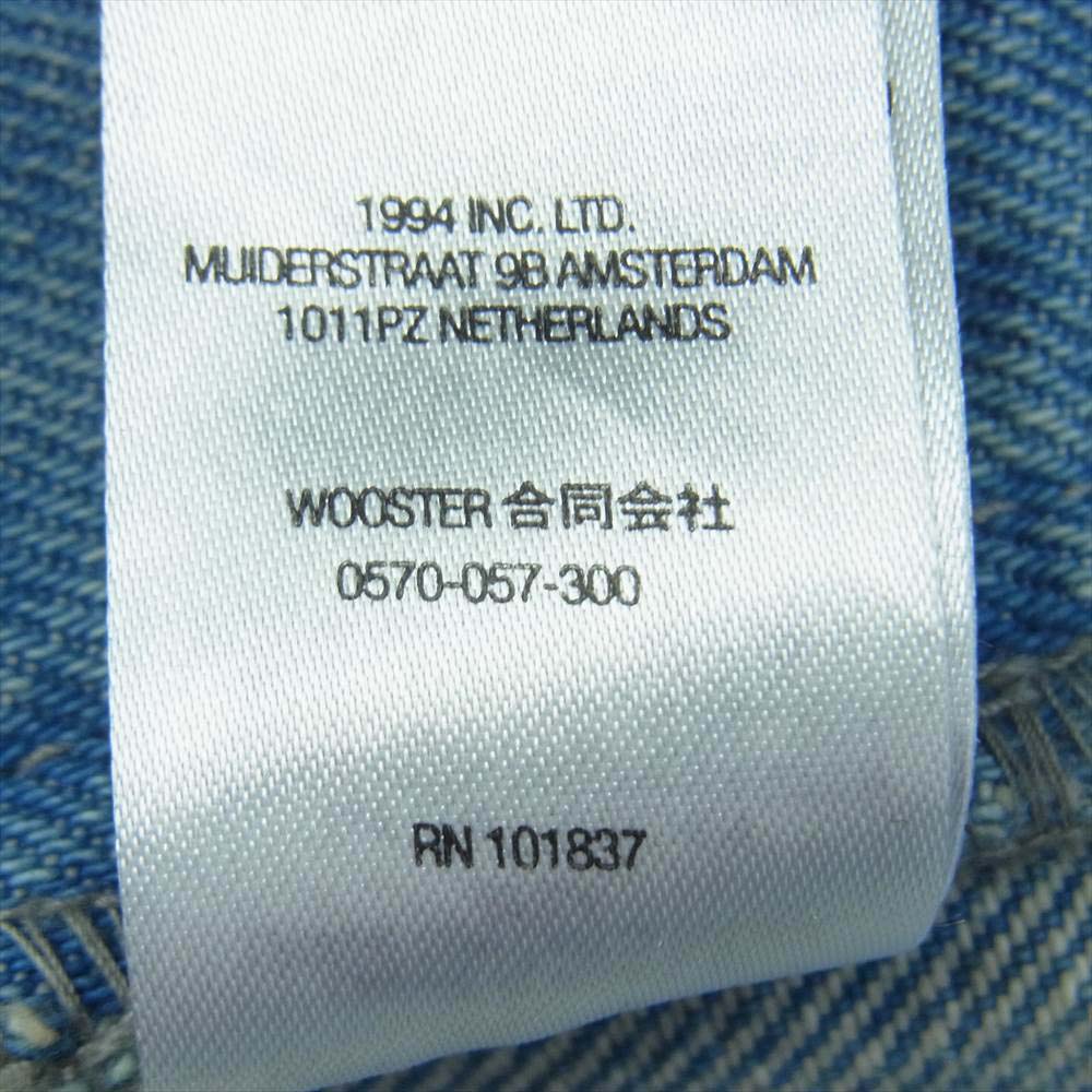 Supreme シュプリーム 22SS Inset Logo Jean インセント ロゴ ジーンズ デニム パンツ インディゴブルー系 30【新古品】【未使用】【中古】