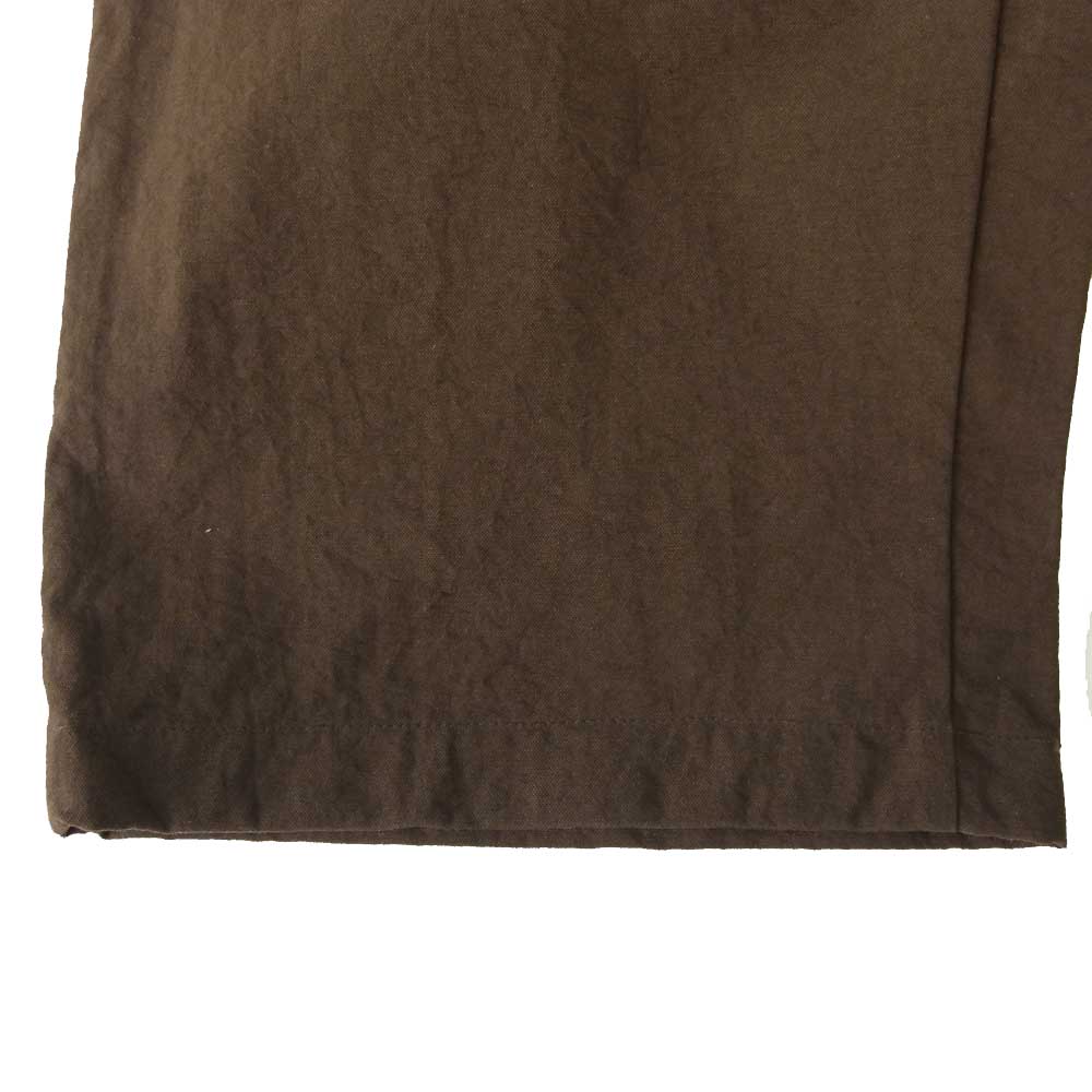 スティーブンアラン NYLON/OX SUPER BAGGY TAPERED PANTS バギーテーパード ナイロン パンツ ブラウン系 S【中古】