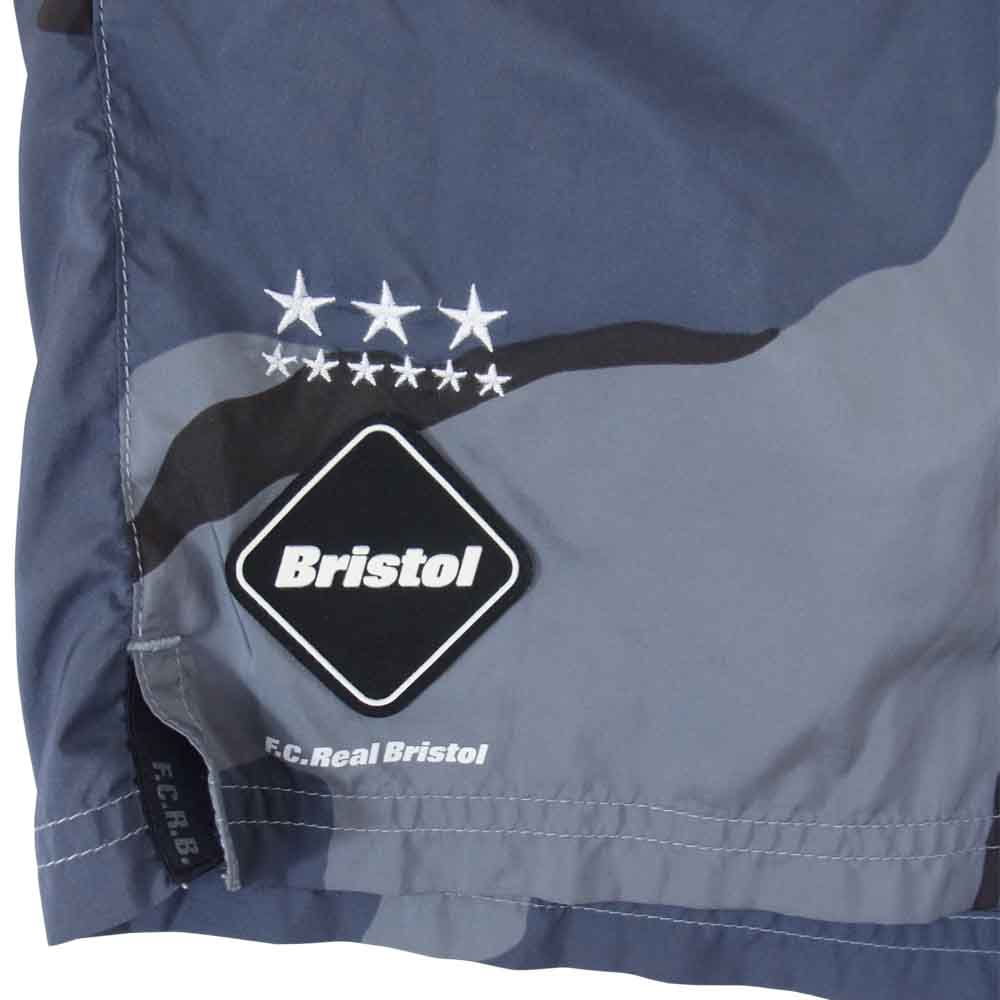 F.C.R.B. エフシーアールビー FCRB-167014 CAMOUFLAGE PRACTICE SHORT カモフラージュ プラクティス ショーツ ハーフ パンツ グレーカモ グレー系 S【中古】
